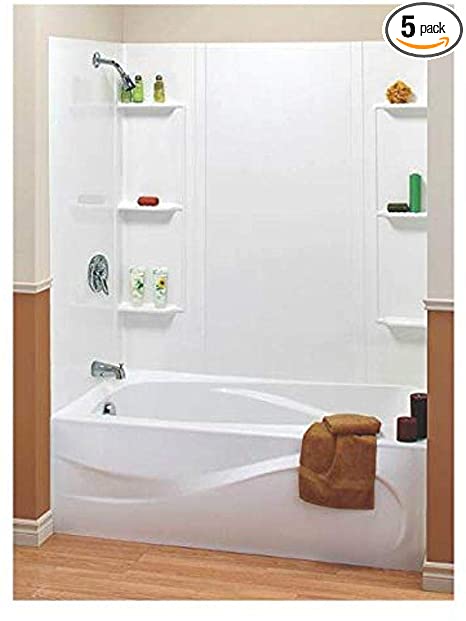 Maax 101604-000-129 5-Piece Bathtub Wall Kit